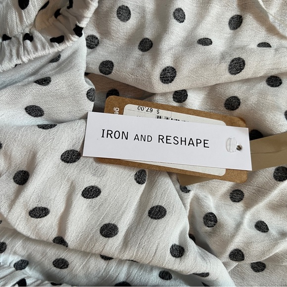 Monk & Lou one sleeve polka dot shirt - Picture 4 of 5